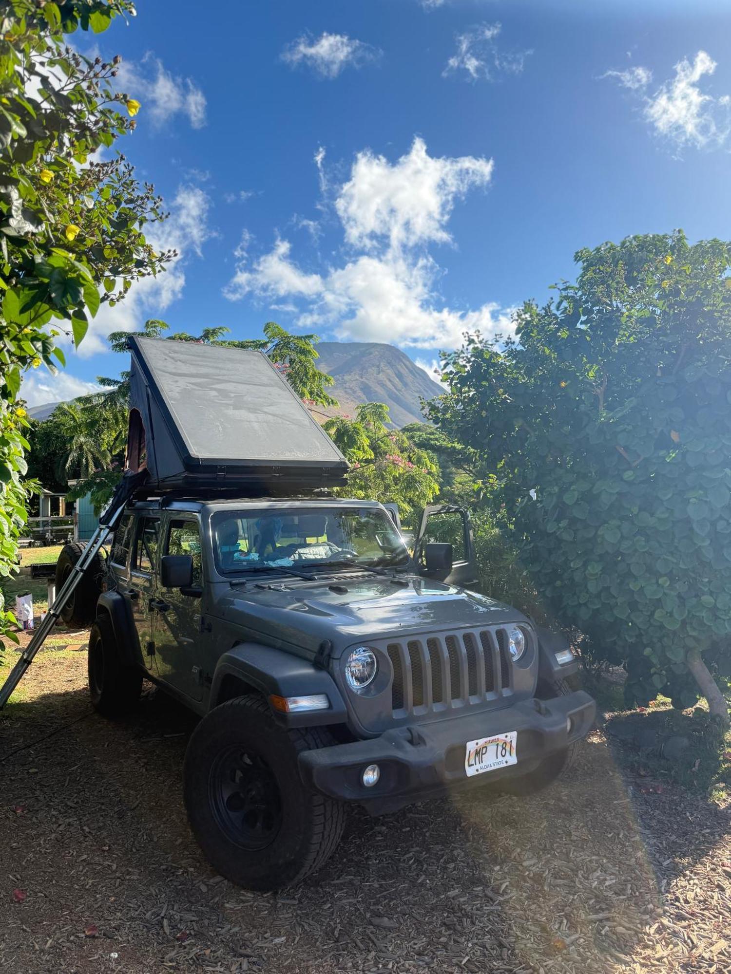 Embark On A Journey Through Maui With Aloha Glamp's Jeep And Rooftop Tent Allows To Discover Diverse Campgrounds, Unveiling The Island's Beauty From Unique Perspectives Each Day